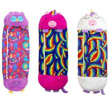 AIBOYING Cartoon Purple Owl Sleeping Bags - Unisex 'S Travel And Camping Sleep Sacks, Multi-Season Home & Outdoor Use, Portable Lightweight Design, Cotton Fabric, No Insulation - Fun Sleeping Gear - Multicolor - View 3