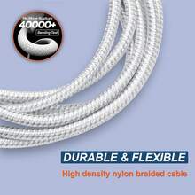 60W Type C To Type C Cable, 1-2pcs For IPhone 16/15 Fast Charging Cable USB-C To USBC Power Cord For IPhone 16/15 Pro Plus Pro Max IPad/IPad Pro 12.9/11, Compatible With Samsung Galaxy S25 S24 S23 S22 S21 S20 Ultra S10(White) Nan