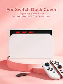 兼容Switch NS2的卡槽底座保护壳，适用于新款Switch2 (2025)/Switch NS/Switch OLED底座保护套，Switch游戏配件，硬壳底座配件，可收纳游戏卡，防刮擦，防污，多种颜色和款式可选，贴合紧密，安装简便。 - 彩色 - 查看 9