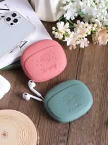Bolsa de almacenamiento de vacaciones, bolsa de almacenamiento de silicona personalizada con grabado, monedero portátil personalizado, almacenamiento de auriculares, regalo ideal para amigos, familiares y eventos corporativos