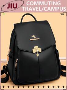 Diebstahlsicherer Rucksack aus Kunstleder für Frauen, multifunktionale modische Tasche für den Tag, leichte Reise-Tasche mit vielen Taschen, große Kapazität einfacher Schulranzen, praktische Büchertasche, für Studenten, Reisen, Geschäftsreisen, tägliches Pendeln, Einkaufen, Büro, Date, Outdoor, Geburtstaggeschenk, Feiertagsgeschenk, Rucksack