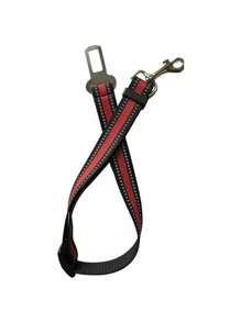 Cuerda de tracción reflectante de nailon para perros pequeños y medianos, con hebilla de ajustable para el automóvil