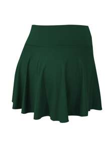 1 szt. Spódnica sportowa damska w dużym rozmiarze, spódnica do ćwiczeń z wysokim stanem, do biegania, fitnessu i tenisa, swobodna moda z kieszeniami