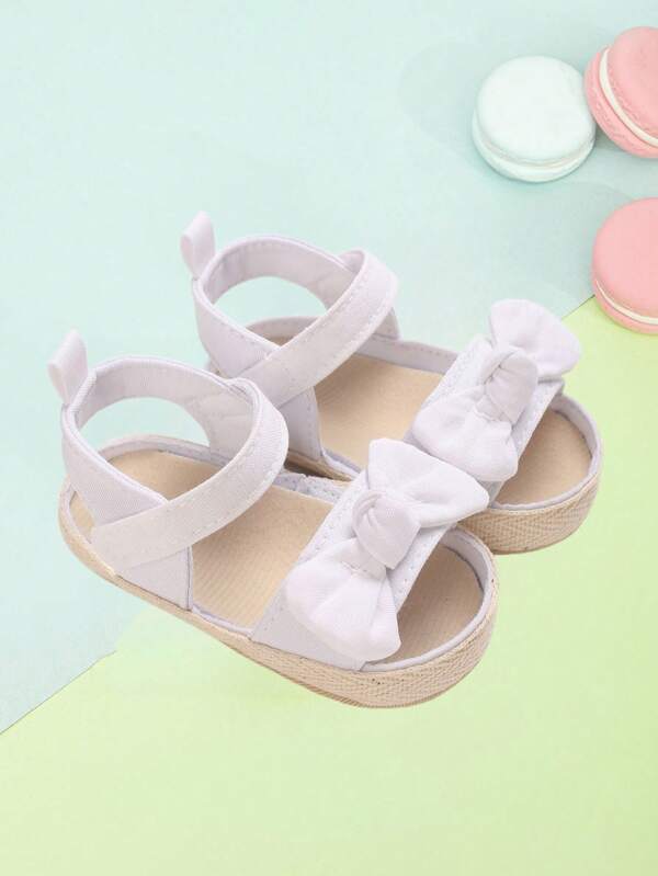 Leuke effen sandalen en pantoffels voor baby's, veelzijdige zomerstijl