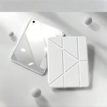 黑色亚克力高透明 Y 型折叠平板电脑保护套，Y 型折叠支架功能高透明亚克力内衬，带笔槽，适用于 M1 (2024) 保护。 - Y-3折 - 查看 11