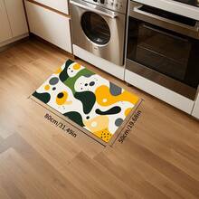 1/2 szt. Nowoczesny asymetryczny wzór tekstury dywanik kuchenny, odpowiedni do wewnątrz/na zewnątrz, chłonny i odporny na plamy, do stosowania w sypialni, łazience, kuchni, wejściu - zmywalny wystrój domu