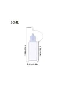 1/3PCS 30MI Precision Craft Glue Bottle With Needle Tip - Refillable, Easy-Squeeze Applicator For Diy Projects & Detailed Work Glue Dispenser Glue Holder Stand For CraftingI - Multicolor - View 14