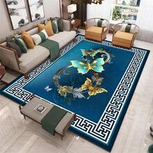 New Chinese Carpet Large Surface Living Room Non-Slip Carpet Home Culture Bedroom Covering Study Room Tea Room Complete Carpet