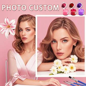 Photo Custom Paint By Numbers Kit For Adults Beginners Personalized Picture DIY Craft Set With Your Photos Digital Oil Painting Frameless Perfect For Home Decor Unique Christmas Gift