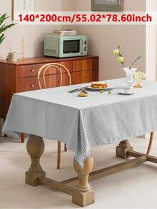 Simple Oxford Striped Tablecloth, Suitable For Picnic, Party, Restaurant, Kitchen, Cafe, Dining Table Decor, Daily Home Decoration - Multicolor - View 10