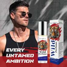 10ml Wild Tiger Men's Ball Pheromone Perfume, Alcohol-Free, Unrestrained Men's Wild, Attracting The Attention Of The Opposite , Suitable For Parties, Dates, And Valentine's Day Gifts