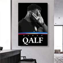 1 buc copertă album muzical nou Damso Qalf rapper cântăreț vedetă cadouri poster imprimeuri pânză pictură artă de perete imagine living room home decor cadouri cadru opțional - Multicolor - Vizualizare 75