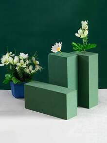 Bộ 20/10/1 miếng, Khối xốp cắm hoa khô và ướt, Khối xốp polystyrene màu xanh lá cây, Thích hợp cho cắm hoa, trang trí cây cảnh, trang trí Ngày Valentine, trang trí Ngày của Mẹ, trang trí đám cưới, quà tặng Ngày Valentine, trang trí mùa xuân và đồ thủ công DIY, cũng thích hợp cho cắm hoa mùa xuân và đồ thủ công DIY. Trang trí hoa hồng, phong cách trang trí, đồ dùng cho Ngày Valentine, đám cưới và các ngày lễ. - xanh A - Xem 8