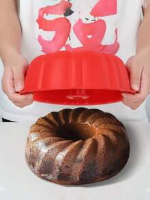 10-Inch Multi-Color Silicone Adhesive Cake Mold Set/Easy-Release Non-Stick Round Cake/Bread Baking Mold/Holiday Dessert Baking Plate-Multi-Color Cake Baking Mold-Holiday Dessert Mold-Home Baking Plate-Chocolate Cake Mold-"Convenient Multi-Color Cake Plate: Enhance Your Home Baking Experience"-Food, House, Camping, Spraying, Decoration, Home - Multicolor - View 10