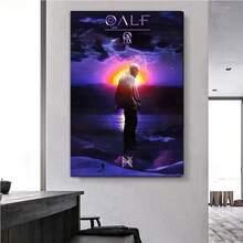 1 buc copertă album muzical nou Damso Qalf rapper cântăreț vedetă cadouri poster imprimeuri pânză pictură artă de perete imagine living room home decor cadouri cadru opțional - Multicolor - Vizualizare 33