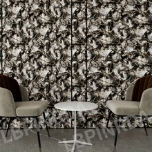 1 لفة ورق حائط هندسي رمادي عتيق ثلاثي الأبعاد، ورق حائط ذاتي اللصق قابل للإزالة، لديكور مطعم أو فندق أو غرفة المعيشة الحديثة، ديكور منزلي، DIY قابل للفصل والتجميع، 17.71*393.7 بوصة