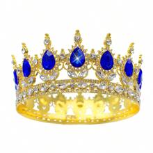 EBUDAE Queen Crown Rhinestone Wedding Crowns And Tiaras For Women Costume Party Hair Accessories Princess Birthday Crown Crystal Bridal Crown