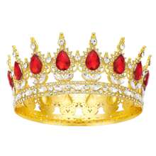 EBUDAE Queen Crown Rhinestone Wedding Crowns And Tiaras For Women Costume Party Hair Accessories Princess Birthday Crown Crystal Bridal Crown