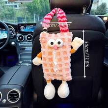 Joivida 1pc Cute Monster Paper Towel Box, Toilet, Bedroom, Living Room, Car Paper Towel Organizer Hanging Bag Bathroom Decor Summer, New Year, Valentine's Day, Mother's Day Gift, Christmas Gift, Rama Comfort Home, High-End Cafe Supplies, Housewarming Gift, Back To School Use, Dorm Essentials, Refreshing Spring/Summer Decor - Multicolor - View 7