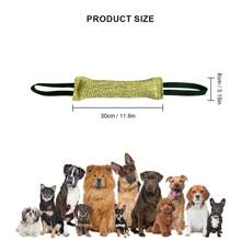 1pc - Durable Dog Training Supplies Chew Stick Chew Pulling Pet Toy Double Side Handle Professional Tear Resistant Chew Pulling
