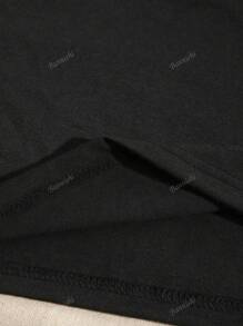 maglietta grafica Western Cowboy da donna, maglietta casual a girocollo a maniche corte, top estivo in maglia di poliestere con stampa a cartoni animati, 95% poliestere 5% elastan, peso 180g/m² - lunghezza regolare
