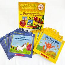 Lachilly First Little Readers系列丛书，儿童英语学习绘本，幼儿英语教育辅助工具，家庭和学校课堂英语学习用品 - 彩色 - 查看 11