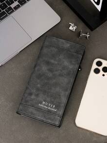 HOVI'S Men's Lightweight Passport Card Holder, Multi-Card Slots, Multifunctional Passport Wallet - Black - View 8