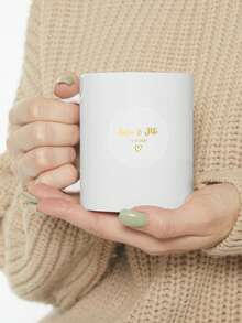 LICVIC 30/60/120/240张可定制新娘送礼会贴纸、个性化婚礼邀请函贴纸、感谢贴纸、礼品袋贴纸、婚礼派对自粘贴纸、图案印刷贴纸、墙纸贴纸 - 風格A - 查看 6