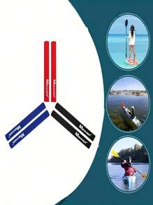 1 Pair Random Color Paddle Board & Kayak Accessories - Paddle Protector Cover, Paddle Shaft Sleeve, Anti-Slip Paddle Grip Glove, Paddle Leash To Prevent Loss And Sinking