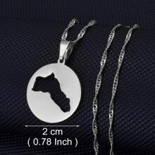 1 pièce Collier pendentif à gros charms de 5 cm, couleur argent/or, bijoux kurdes pour femmes et hommes