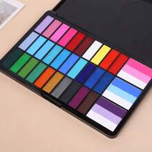 39色面部彩绘调色板，色彩丰富，激发创造力，多用途，持久，水溶性，易于清洁，适合学生和节日