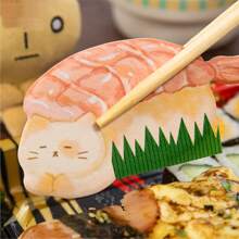 1 Set Of 30 Pcs Rotating Sushi Pad Cute Animal Sushi Memo Pad Self-Stick Notes, Student Sticky Notes, School Supplies,Back To School