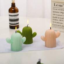 1pc Cactus Scented Candle,Handmade Souvenir,Home Creative Decorative Item