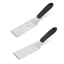 1/2 Pezzi Spatole da cucina piccole in acciaio inossidabile, da usare per cuocere brownies, biscotti, lasagne, servire torte, spatole da cucina e da servire pancake, utensili da cucina per ristoranti