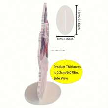 2D 平面优雅波西米亚风大象家族亚克力装饰 - 7.09 英寸 X 7.05 英寸 | 奢华珠宝设计，适用于卧室、客厅、办公室、户外空间、大象装饰 - 彩色 - 查看 5