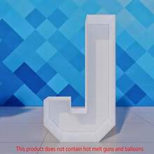 1PC Marquee Letters Mosaic Large Letters Balloon Frame For Birthday Party Wedding Backdrop Decoration Anniversary Decor Pre-Cut Big Foam Board(No Balloons Or Hot Melt Guns)