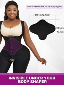 larrycard 1pc Flattening Abdominal Lumbar Lipo Foam Back Support Belly Binder Ab Board Fajas