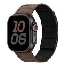 Magnetisches Silikon Armband kompatibel mit Bändern in Größen 45mm, 44mm, 40mm, 42mm, 46mm, 41mm, 49mm, 38mm, Sport Armband kompatibel mit Watch Series 10, SE, 9, 8, 7, Ultra 2, Zubehör für Damen und Herren