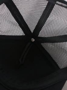 1 件装男婴幼儿软帽檐粉色防晒棒球帽，时尚百搭，适合男孩女孩日常外出夏季婴儿用品鸭舌帽 - Black - 查看 4