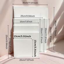 1 件装拉伸画布，白色空白画布，适用于油画、丙烯画、水彩画和蛋彩画的创意绘画，返校，学校用品 - 彩色 - 查看 8