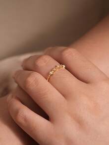 1 件 S925 纯银优雅复古人造珍珠女士戒指女士精美珠宝礼物生日礼物派对礼物 - 戒指 - 查看 5