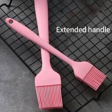 2 Pieces/Set Of Silicone Oil Brush, Barbecue Brush, Kitchen Baking Cake, Oiling Brush, All-In-One Silicone Oil Brush