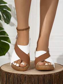 Women Platforms & Wedge Sandals - Brown - View 2