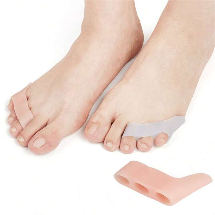 2/4個 透明シリコンジェル 足指プロテクター、快適なラップで足の指を保護、ガレンタイン、子犬、カーニバル、パーティーの装飾、靴、春夏アイテム、花嫁介添人ギフト、部屋、ベッドルームの装飾、ビーチ、旅行、男女兼用 - マルチカラー - 見る 7