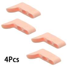 2/4pcs Transparent Silicone Gel Toe Protectors, Comfortable Wrap To Protect Foot Toe