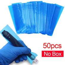 Tattoo Pen Bags Disposable Waterproof Tattoo Machine Pen Sleeve Covers Bags Black/Blue/Pink Tattoo Accessories