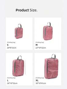 4 pièces / set Sacs organisateurs de voyage d'affaires portables, simples , style vertical multifonctionnel, imperméables