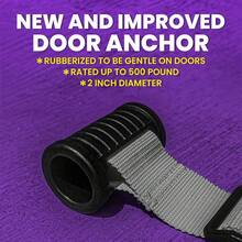 Nordic Hamstring Curl Strap - Original Nord Stick Exercise Set For Home And Travel - 5 Second Set Up - Black - View 3