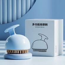 1pc Body Massage Brush, Silicone Brush For Slimming Waist, Abdomen, Thighs, Whole Body Massage - Multicolor - View 9