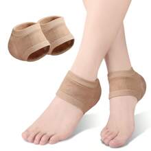 2 pièces Protecteur plantaire, tampon silicone pour talon pour les soins et le soutien quotidiens des pieds, protecteur de talon en gel